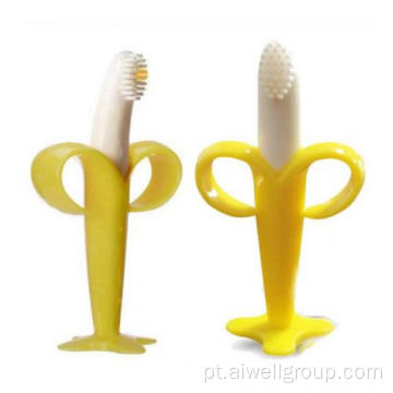 Banana Shape Baby Silicone Limping dentes